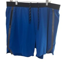 Outerknown Active Heavy Lined‎ Athletic Shorts Men’s XL Blue EUC Fair Trade